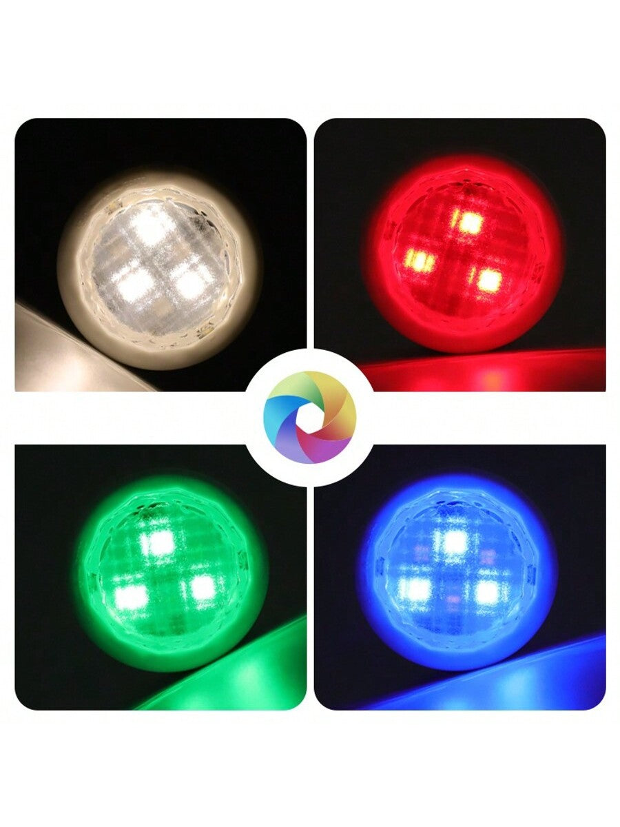 Mała lampa magiczna kula, lampa projekcyjna, lampa sceniczna z wodnym wzorem, kolorowa, obrotowa lampa nastrojowa, lampa z rozgwieżdżonym niebem, lampa do szafki w garderobie, lampa pat - dekoracyjna lampa nastrojowa sterowana pilotem