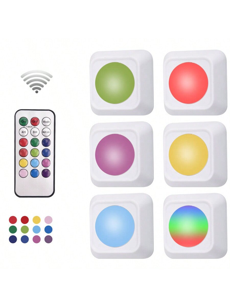 Mała lampa magiczna kula, lampa projekcyjna, lampa sceniczna z wodnym wzorem, kolorowa, obrotowa lampa nastrojowa, lampa z rozgwieżdżonym niebem, lampa do szafki w garderobie, lampa pat - dekoracyjna lampa nastrojowa sterowana pilotem