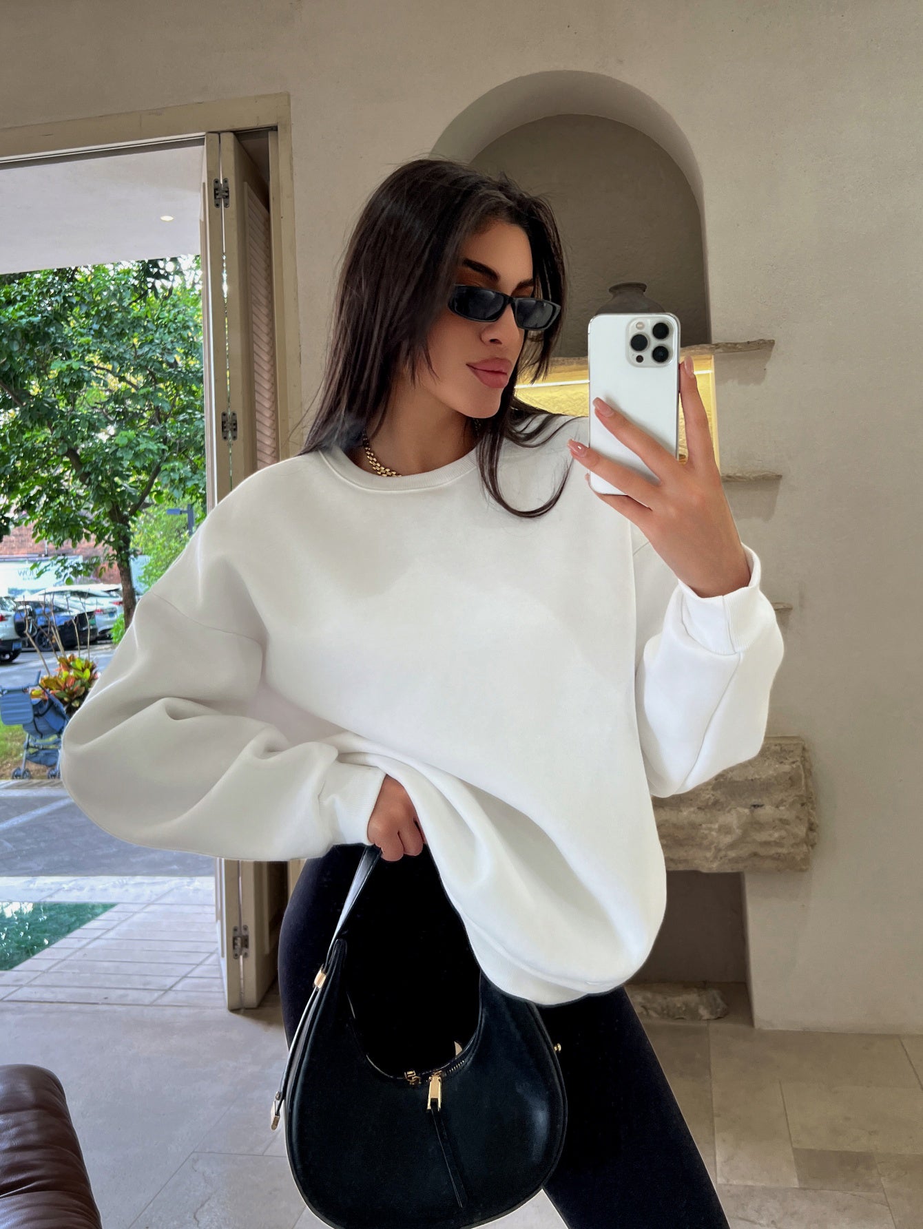 Bluza zimowa, welurowa, gruba, super ciepła(TWZ360)