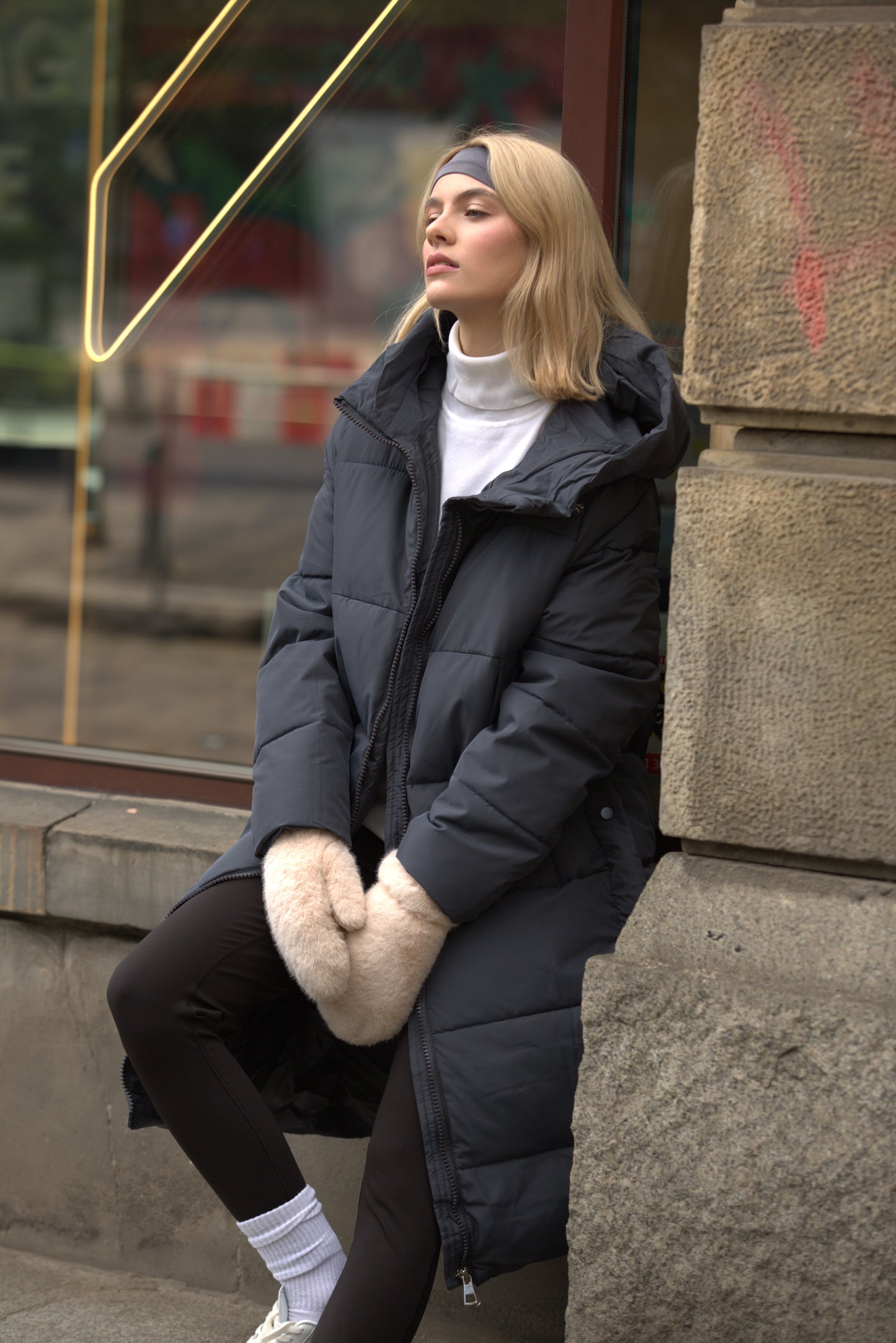 Płaszcz Puchowy Damski S-XL