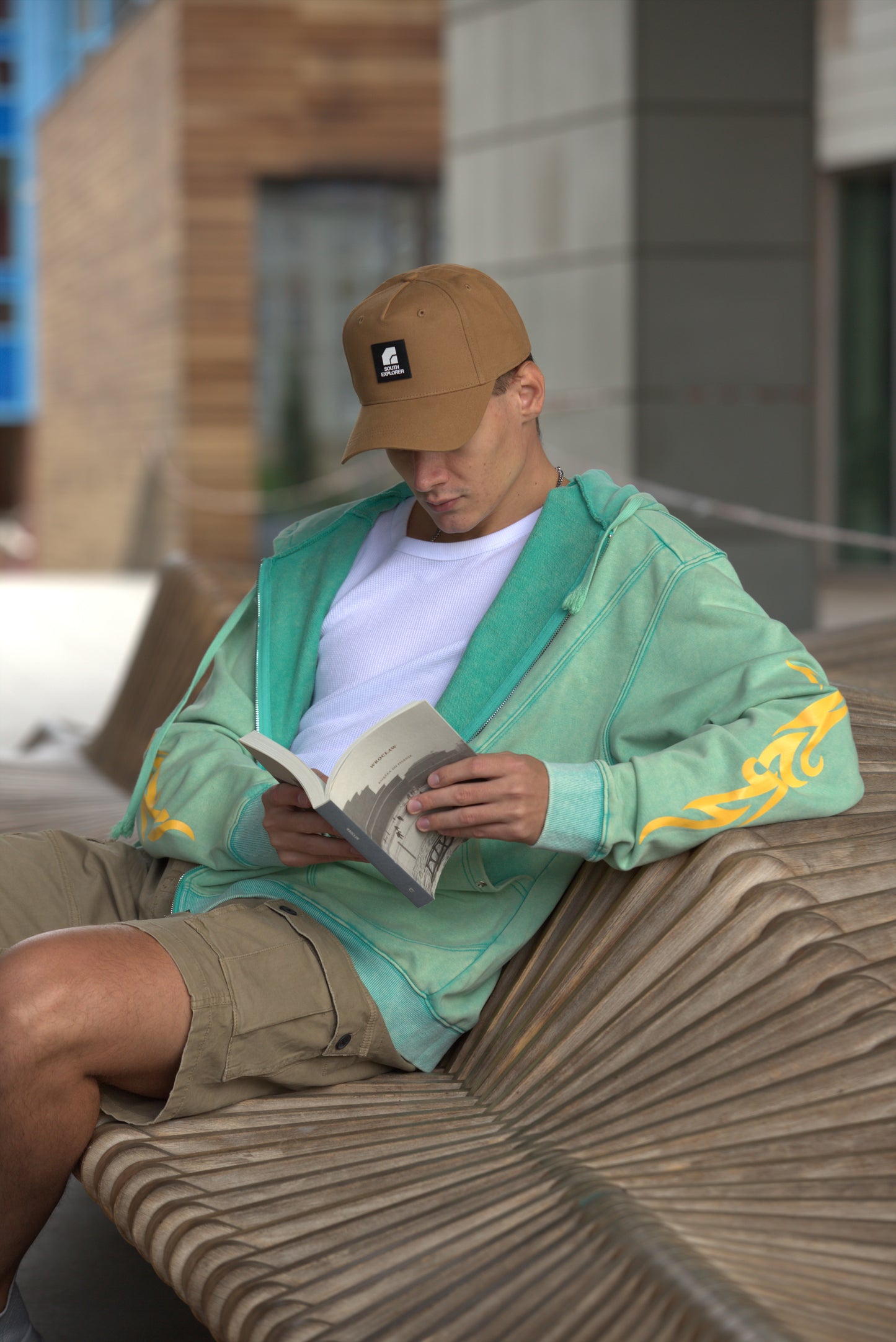 Bluza z kapturem na zamek 100% bawełna