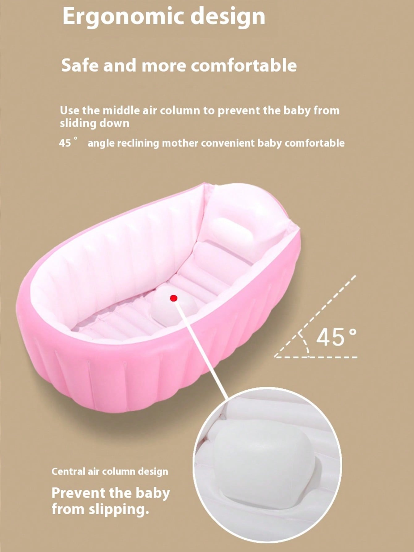 Mała dmuchana wanna/wanna dmuchana + z pompką powietrza, składany brodzik, przenośna wanna podróżna, składana wanna, oszczędza miejsce, jest łatwa do przechowywania i przenoszenia, składana wanna basenowa