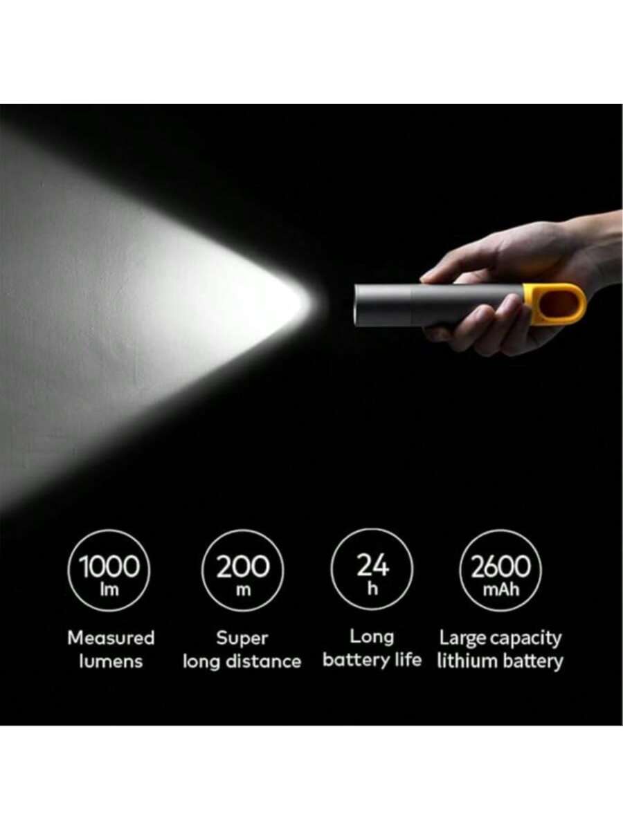 Latarka z haczykiem, łatwa w użyciu i przechowywaniu, super wygodna