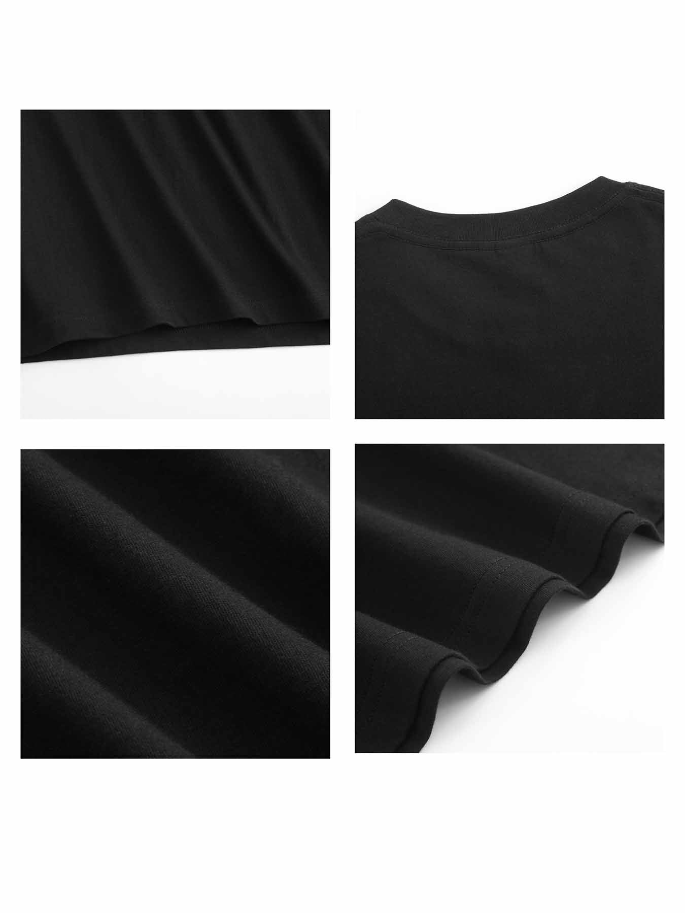 T-shirt BASIC czarny — bez nadruku