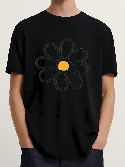 T-shirt BASIC czarny — bez nadruku