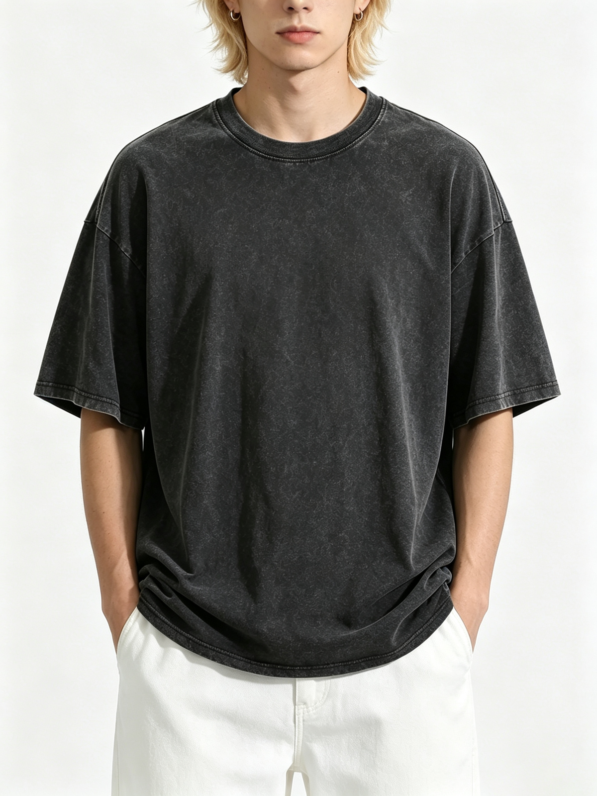Koszulka prana 100% bawełna, M-5XL  PLTM006