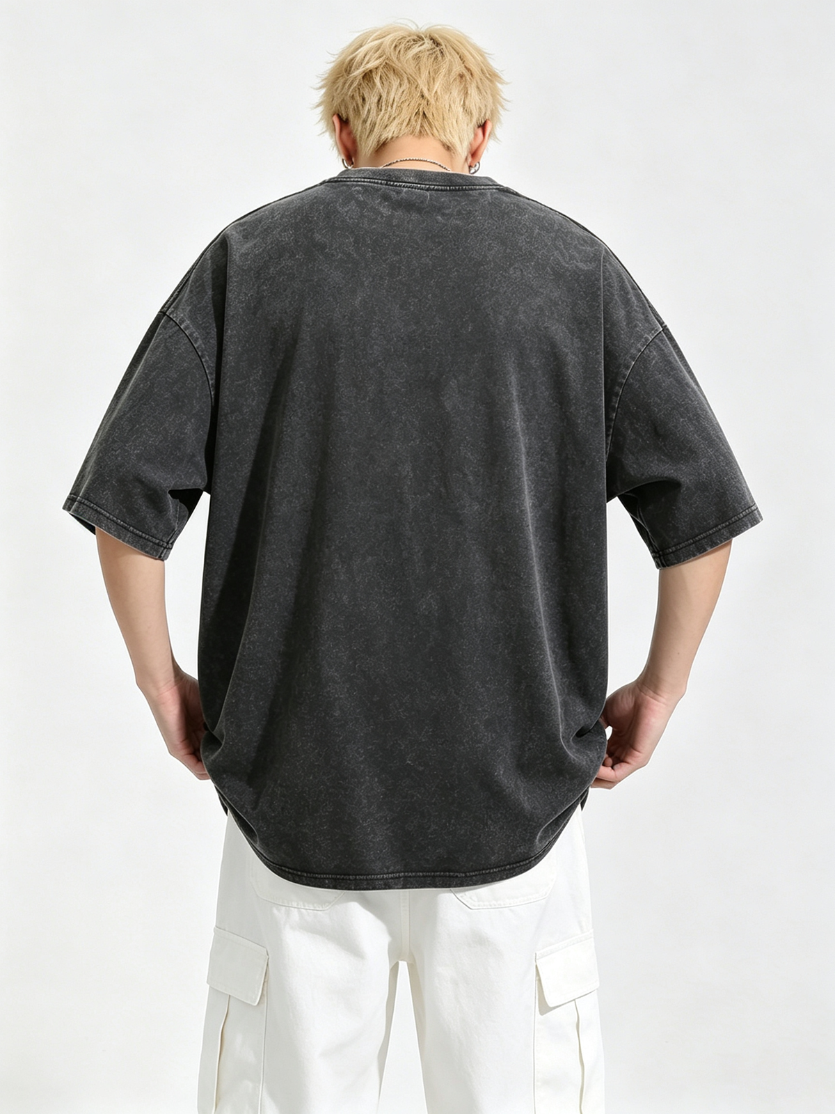 Koszulka prana 100% bawełna, M-5XL  PLTM006