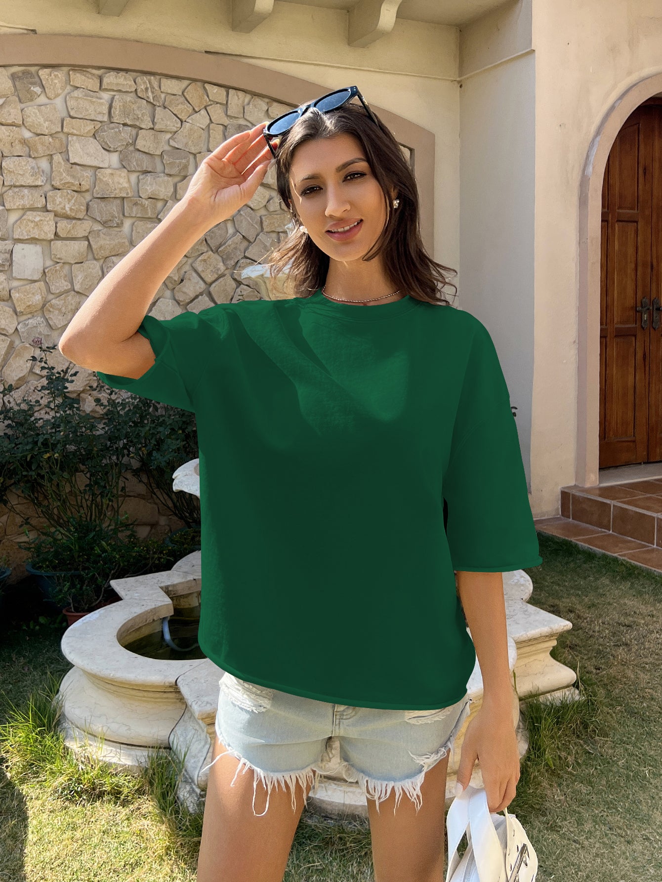 Krótki rękaw bluzy uniseks QT02280, dostępne w wielu kolorach