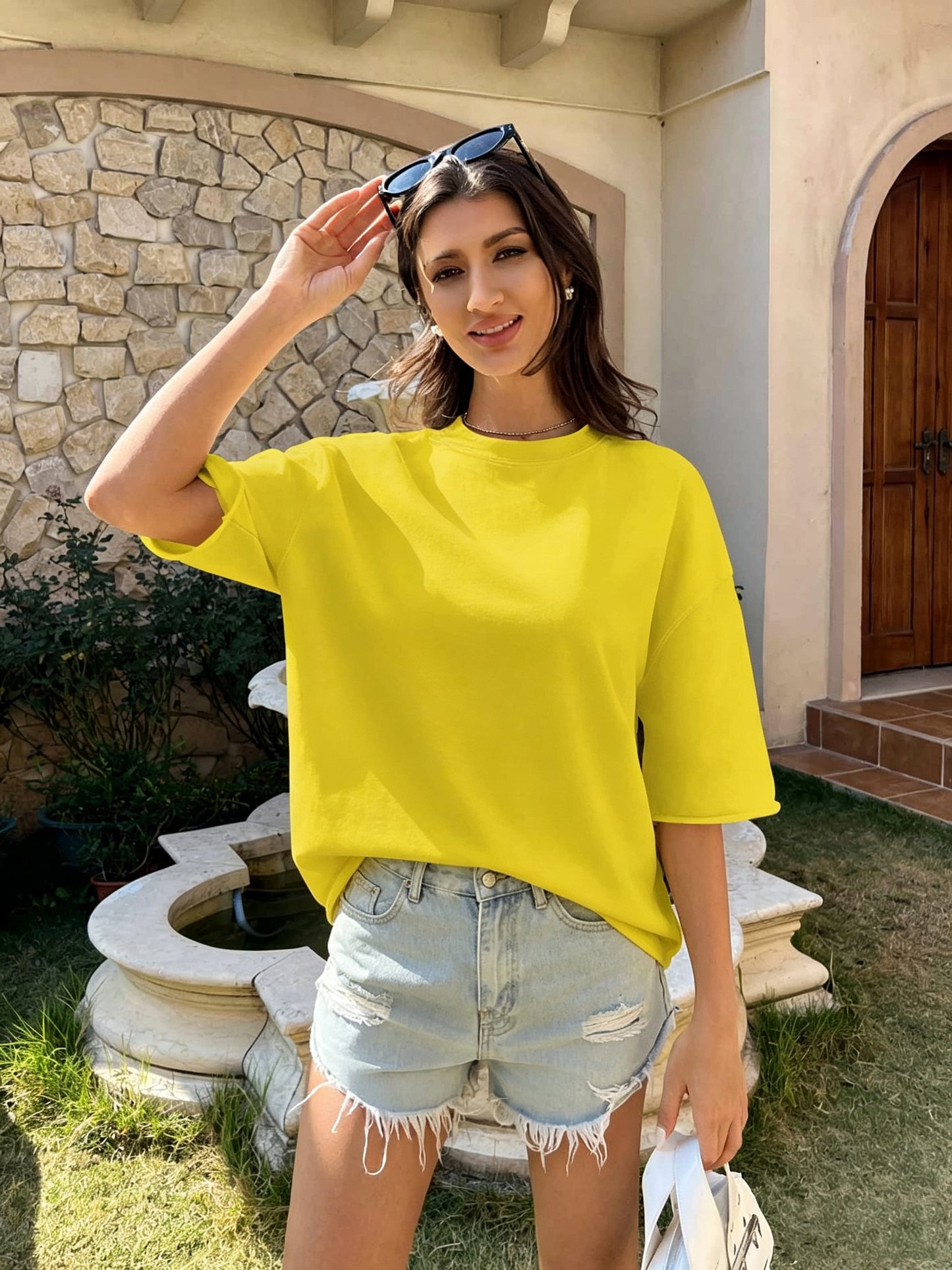 Krótki rękaw bluzy uniseks QT02280, dostępne w wielu kolorach