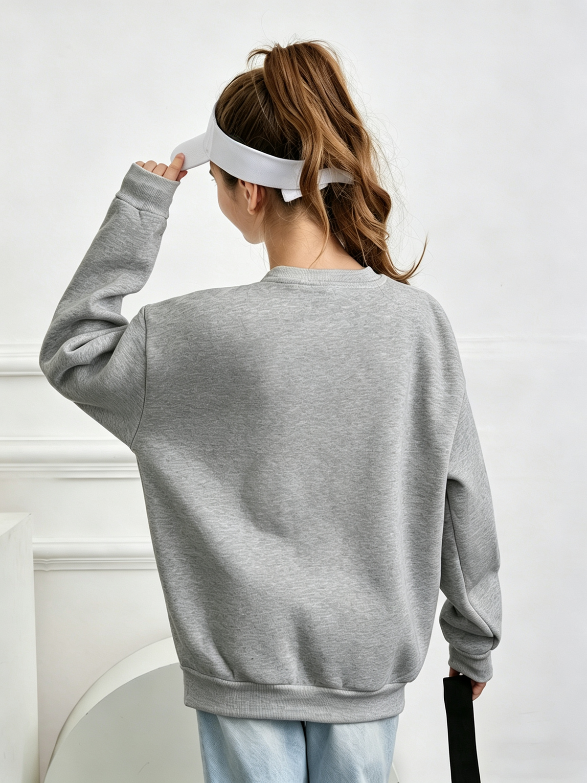 Bluza dresowa bez kaptura, frotowa, uniseks dla dzieci TG260